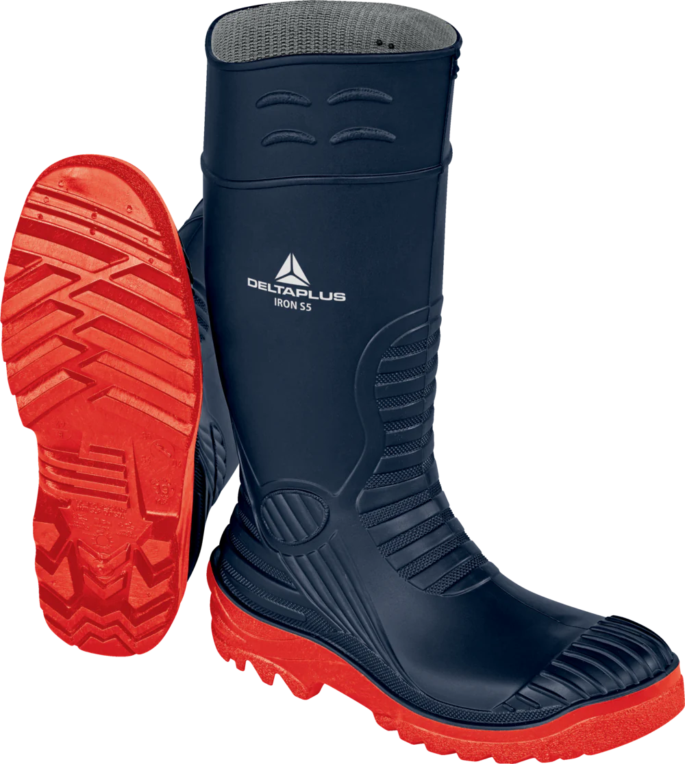 DELTA BLUE IRON INDUSTRIAL PVC WELLINGTON BOOT