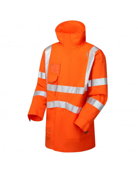 A04-O-LEO - CLOVELLY ISO 20471 Class 3 Breathable Executive Anorak