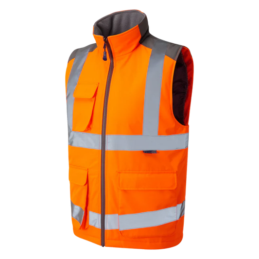 LEO TORRINGTON ISO 20471 CLASS 2 BODYWARMER, ORANGE