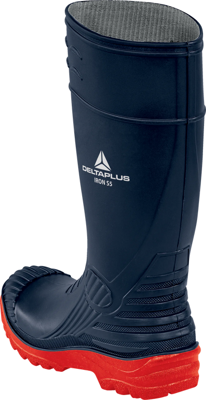 DELTA BLUE IRON INDUSTRIAL PVC WELLINGTON BOOT