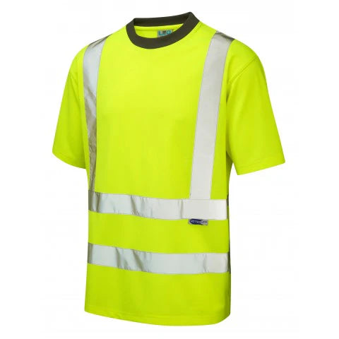 LEO BRAUNTON ISO 20471 Class 2 Coolviz T-Shirt (EcoViz) Orange