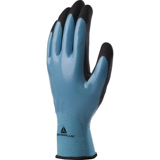 DeltaPlus VV636 BL WET & DRY INDUSTRIAL NITRILE WORK GLOVE